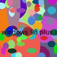 windows 98 plus update