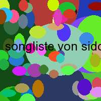 songliste von sido